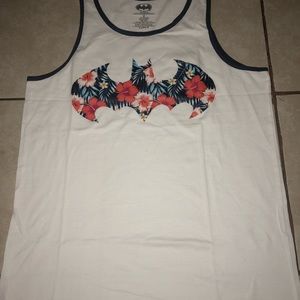 Hawaiian print Batman tank